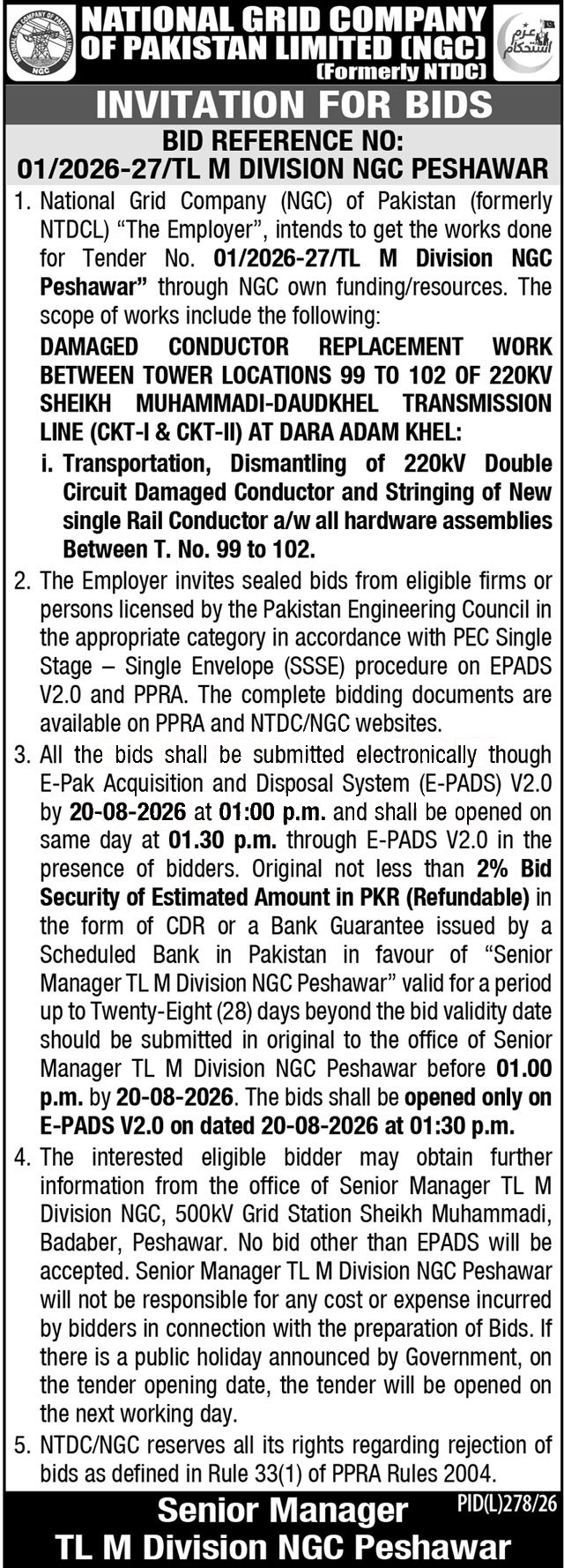 Tender Document