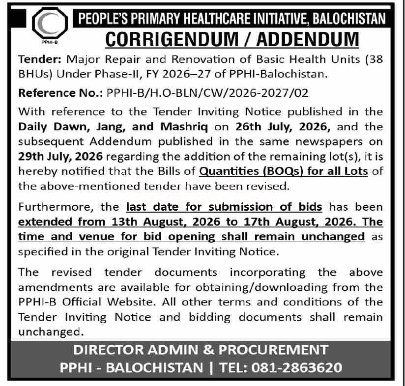 Tender Document