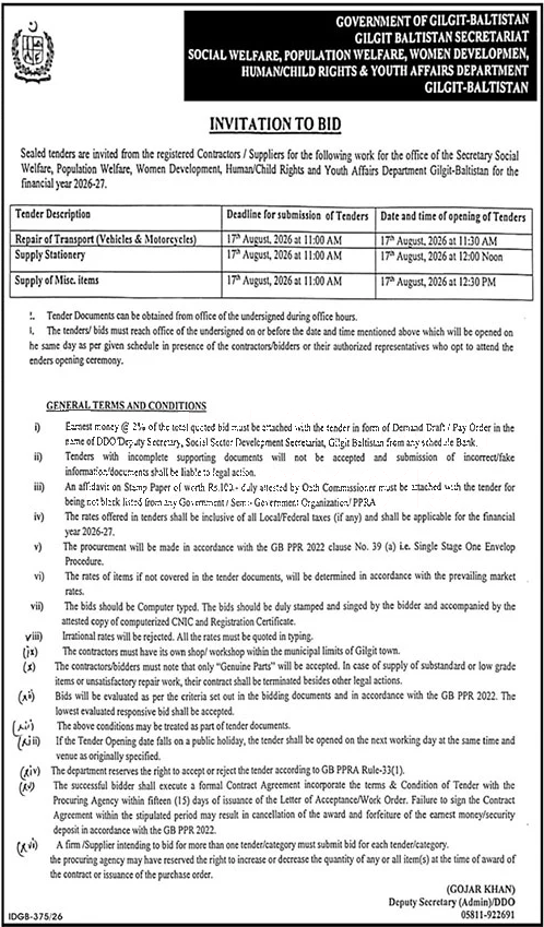 Tender Document