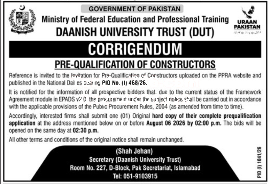 Tender Document
