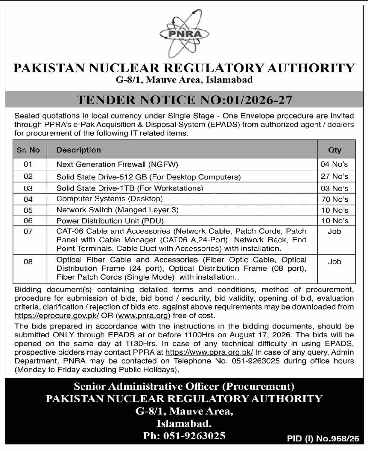 Tender Document