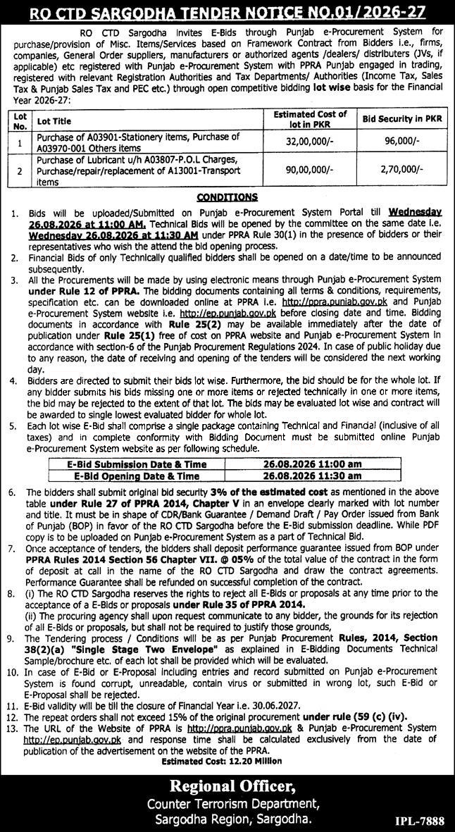 Tender Document