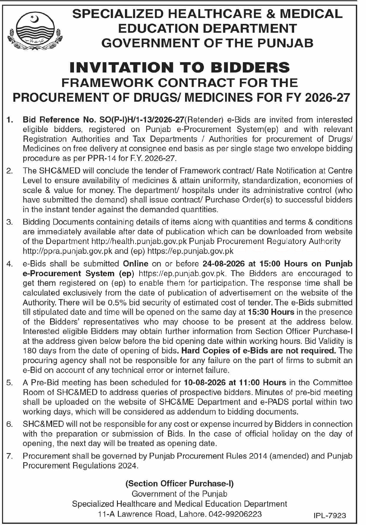 Tender Document
