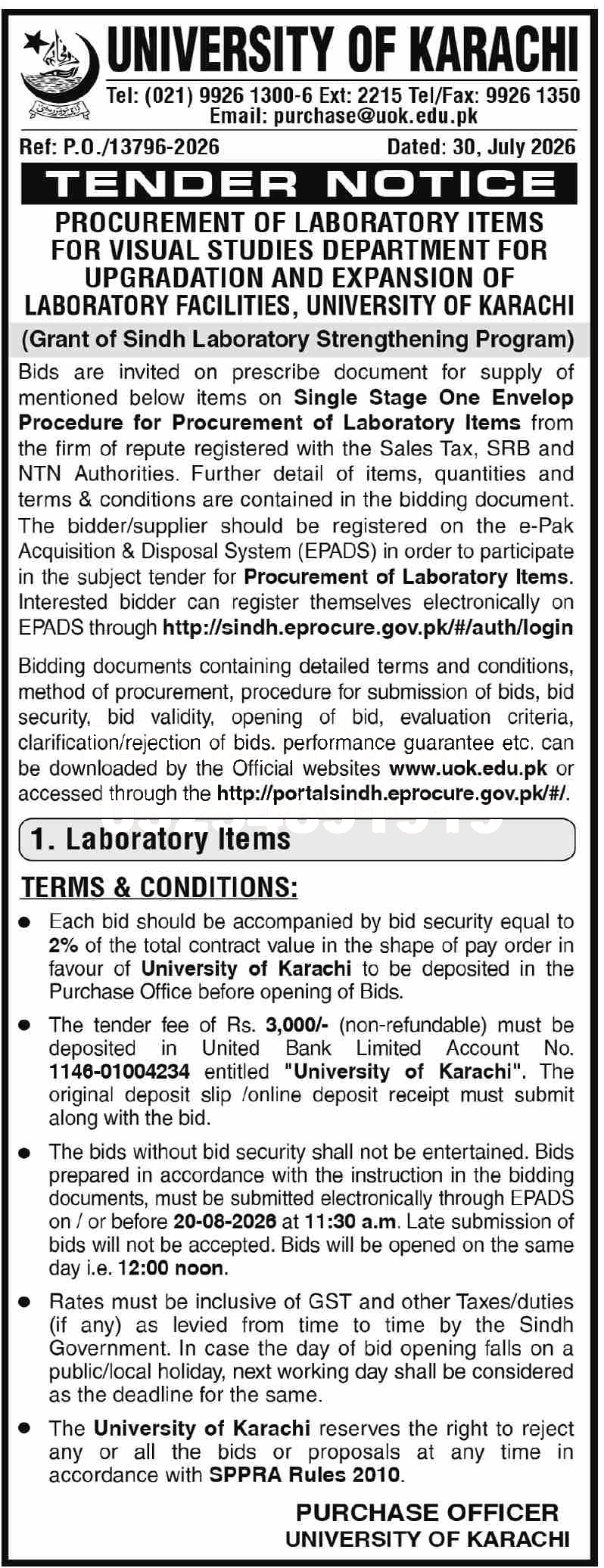Tender Document