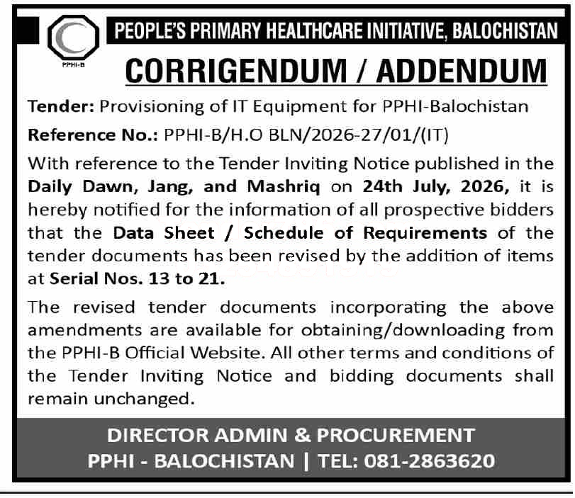 Tender Document