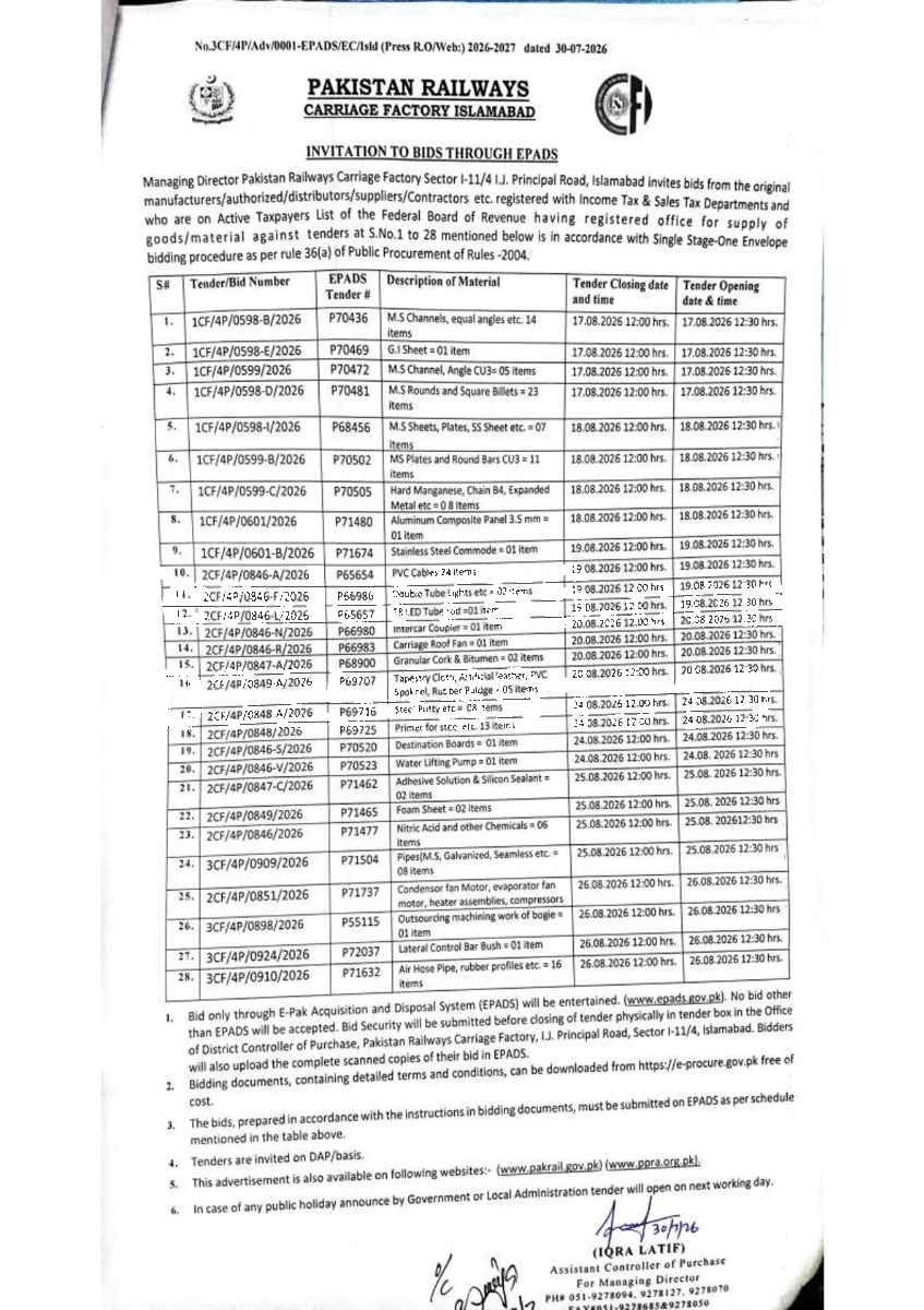 Tender Document
