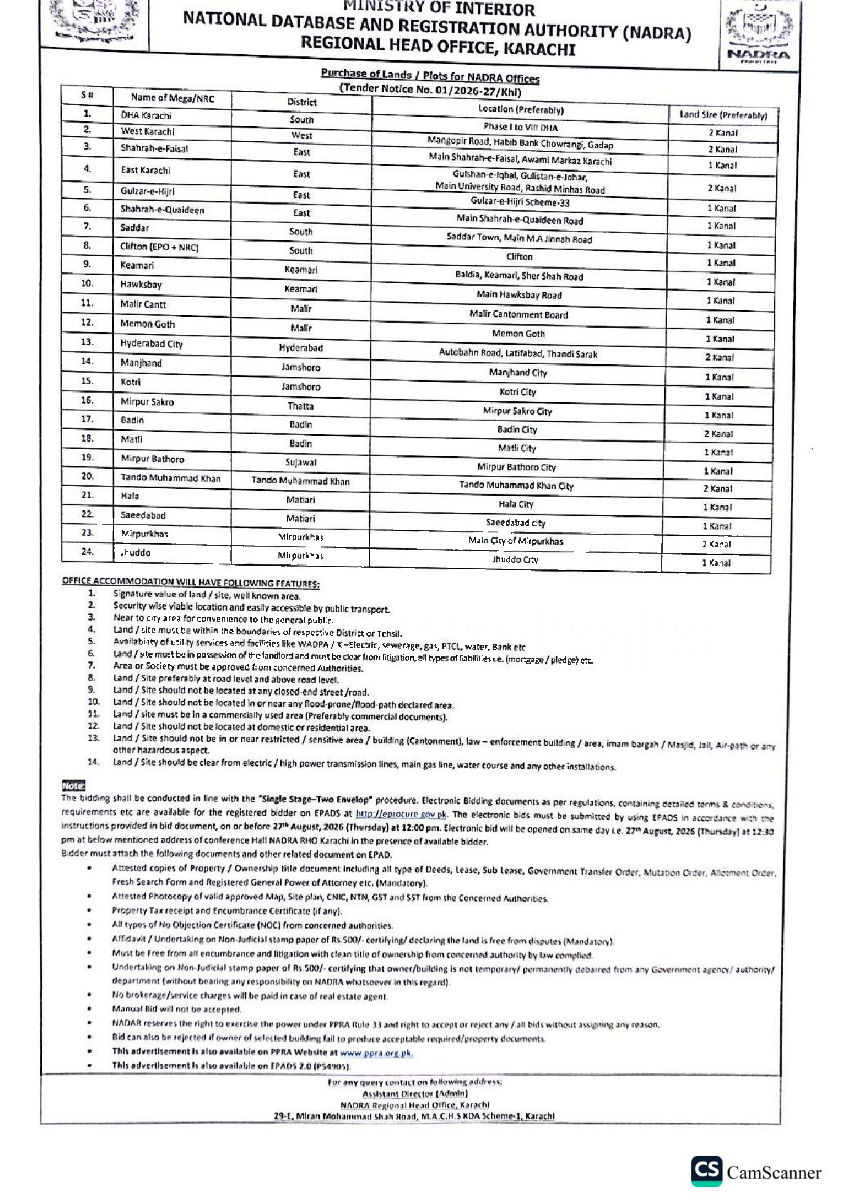 Tender Document