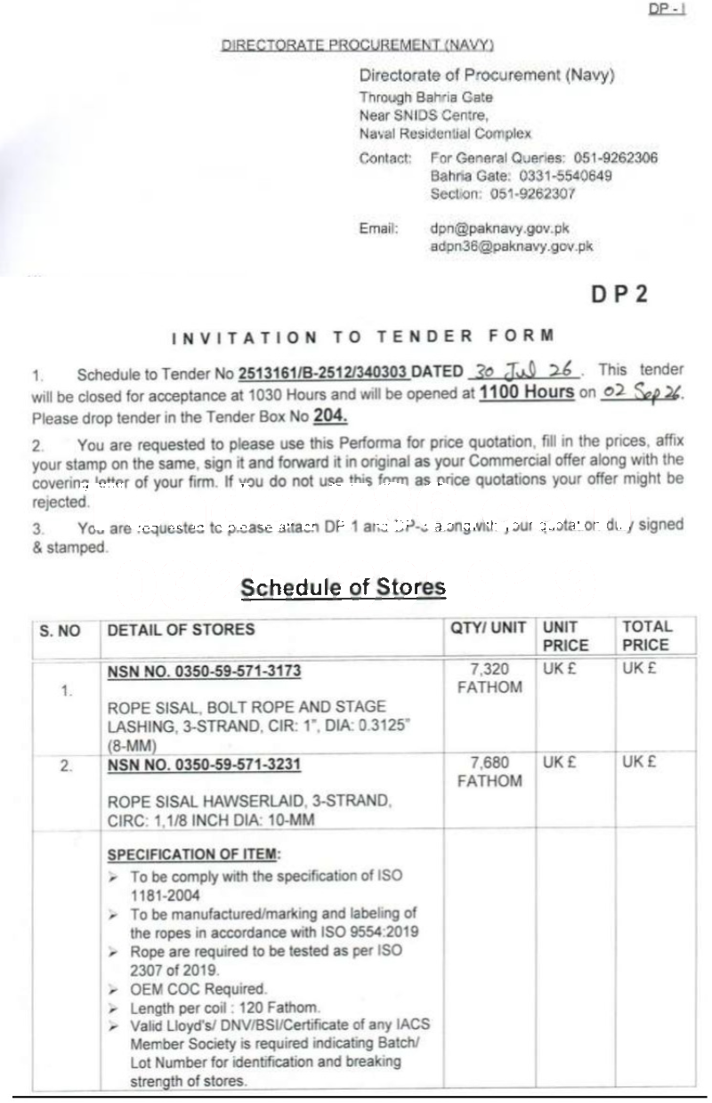 Tender Document