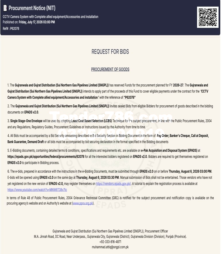 Tender Document