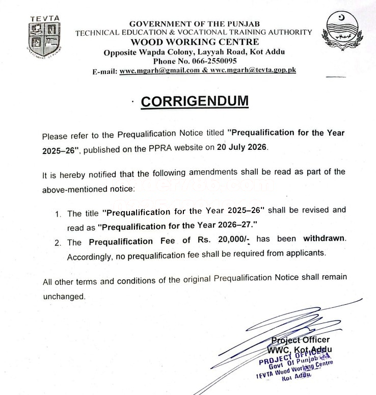 Tender Document