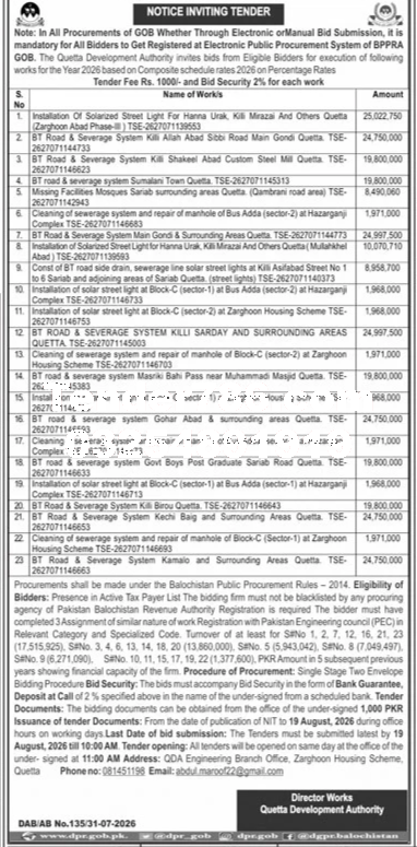 Tender Document