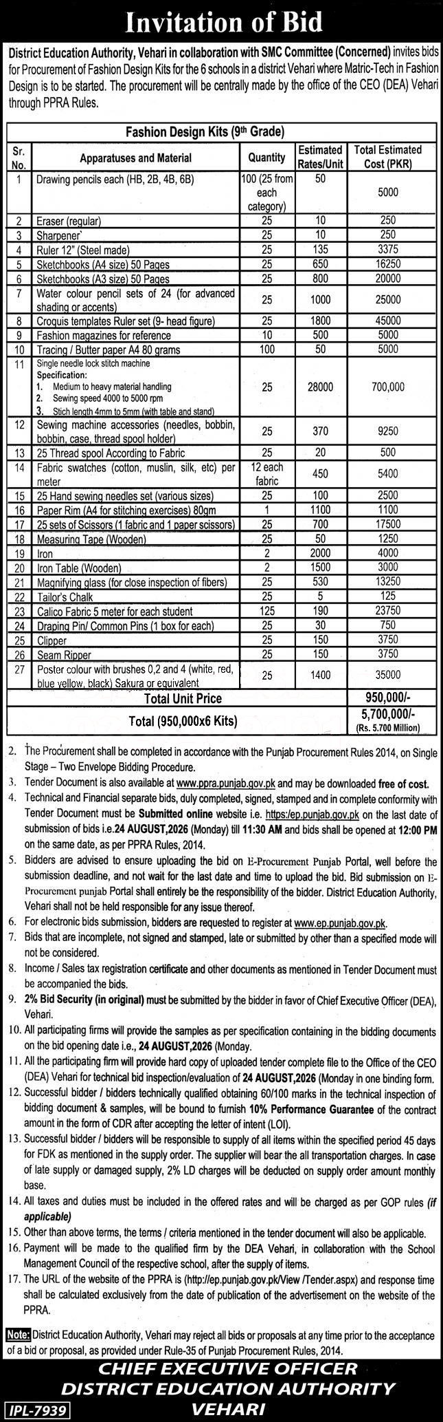 Tender Document
