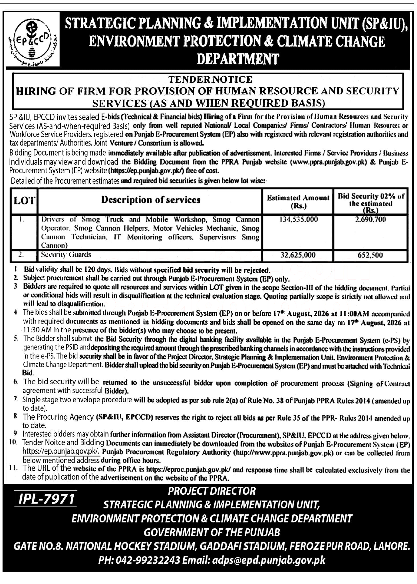 Tender Document
