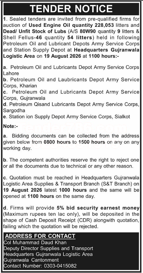 Tender Document