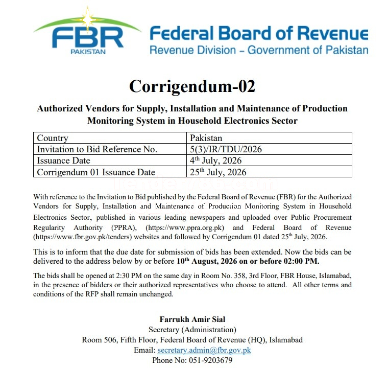 Tender Document