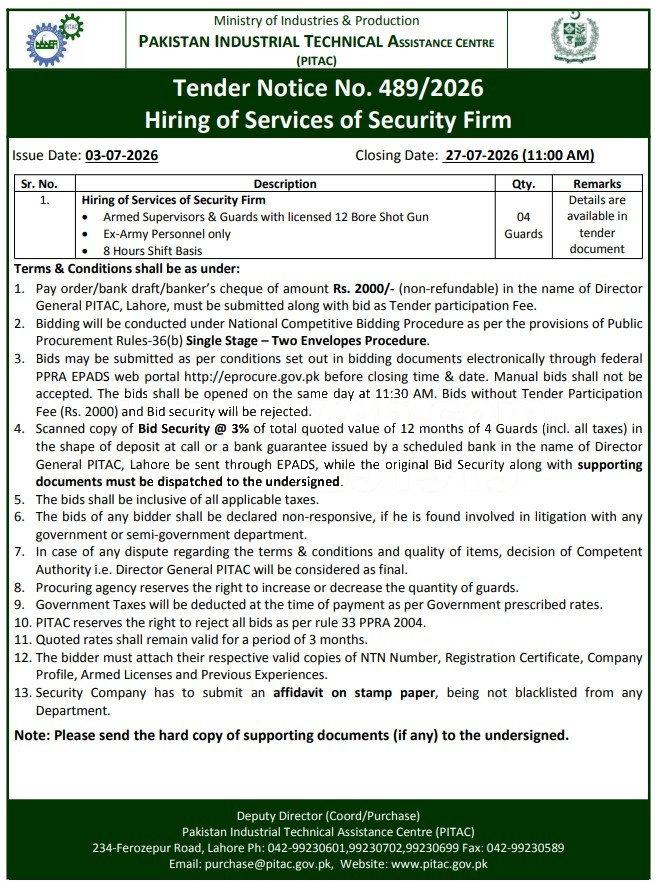 Tender Document