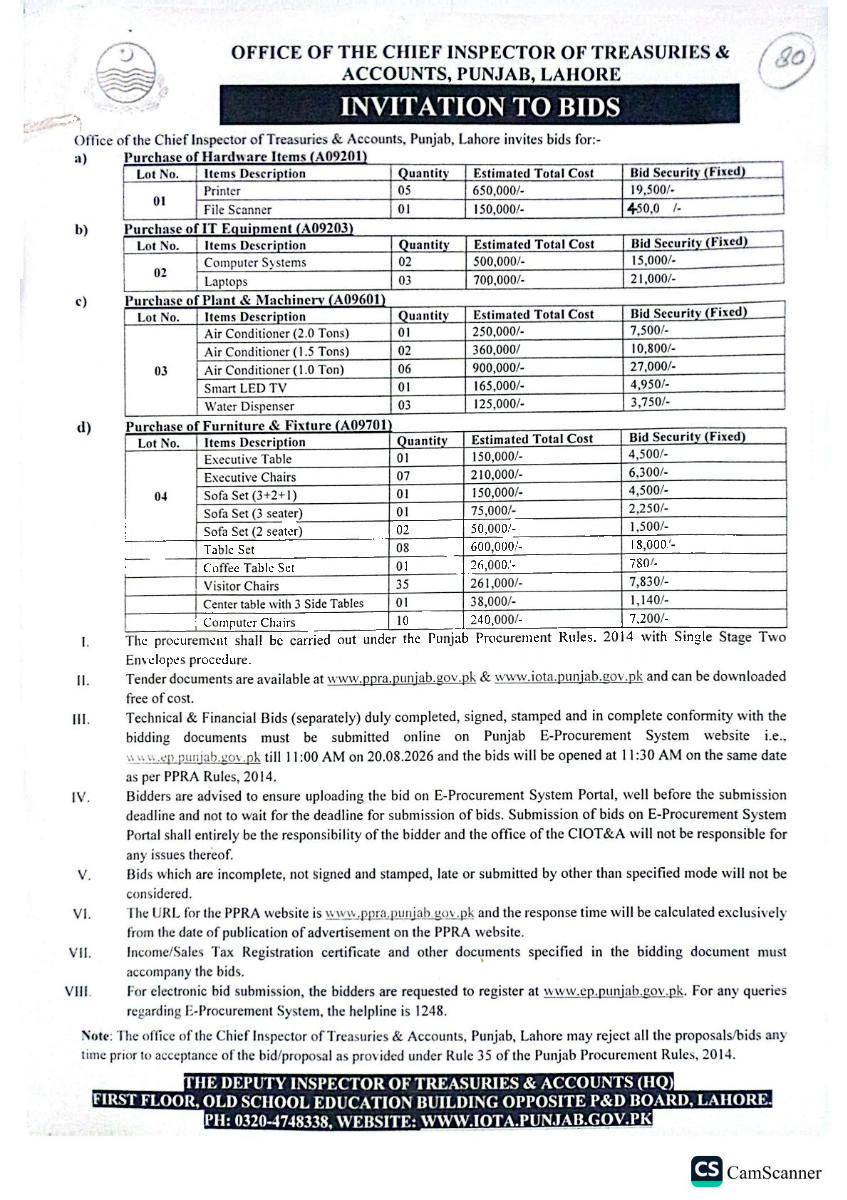 Tender Document