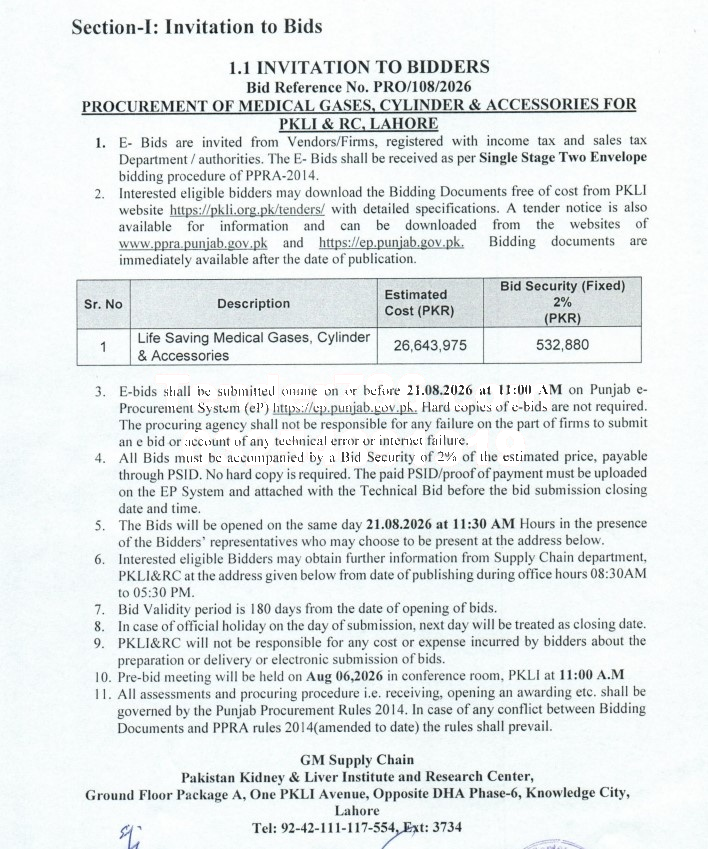 Tender Document