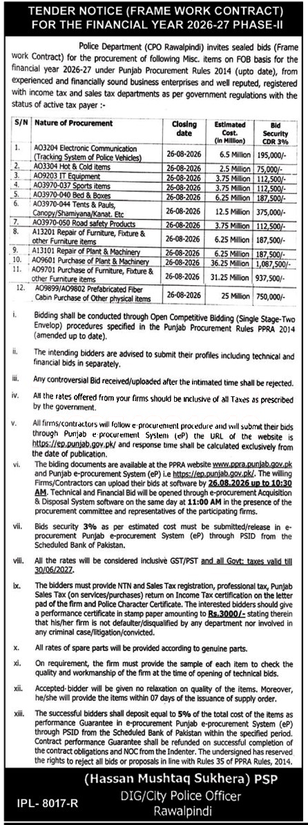 Tender Document