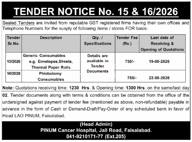 Tender Document