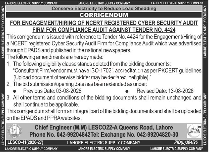 Tender Document