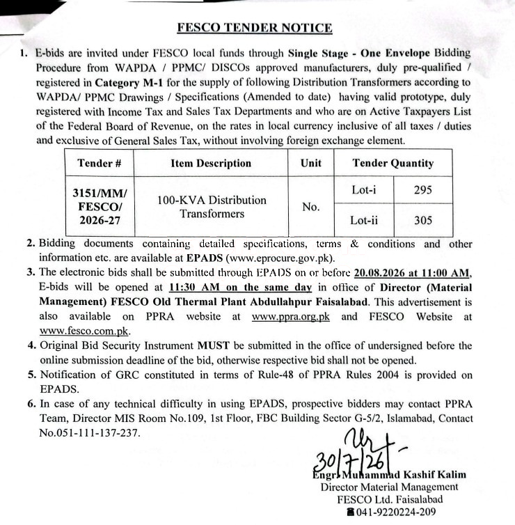 Tender Document