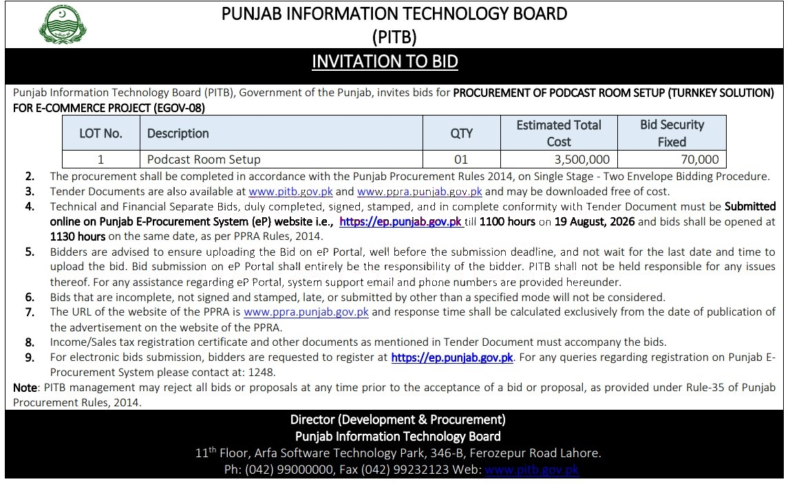 Tender Document