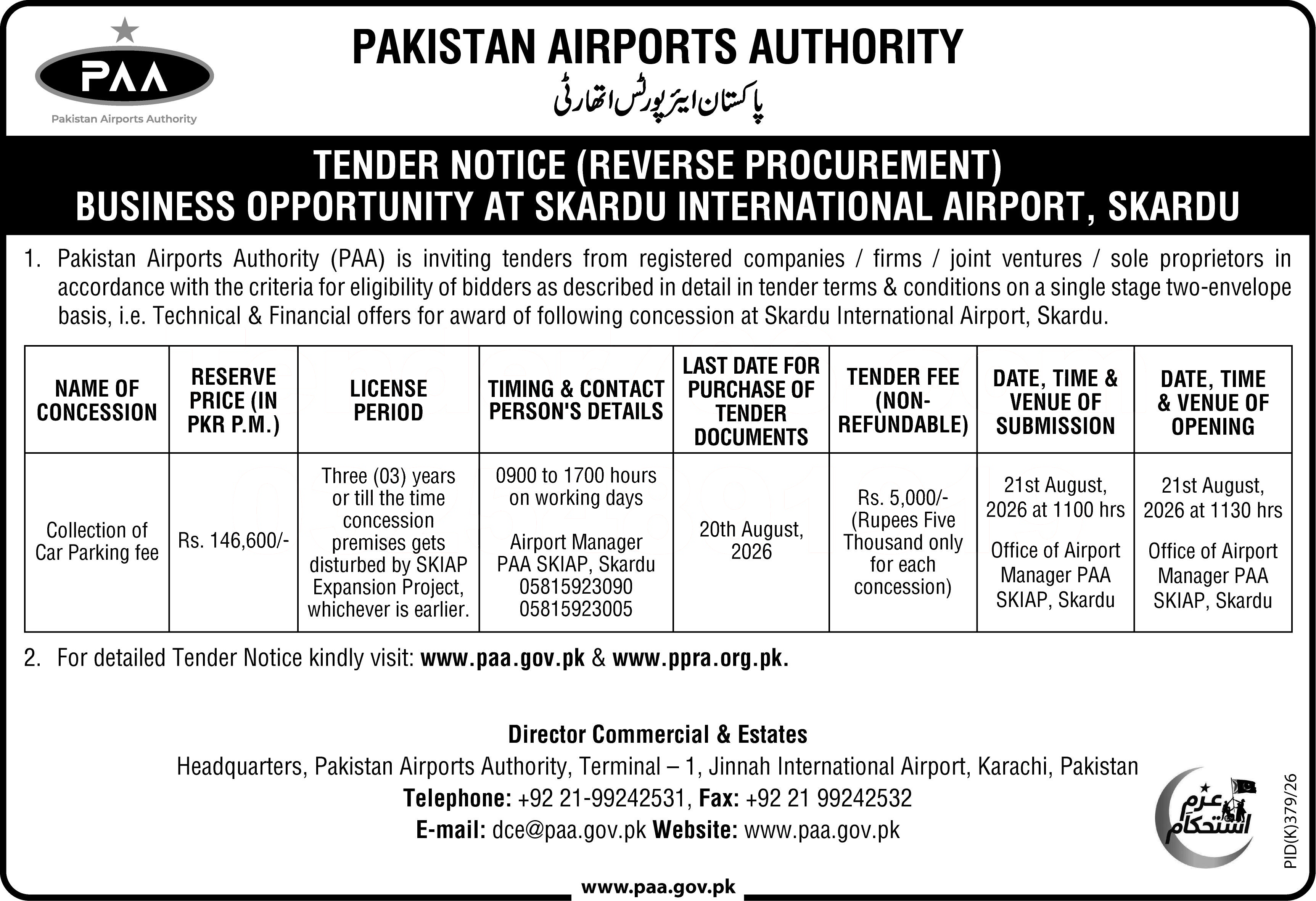 Tender Document