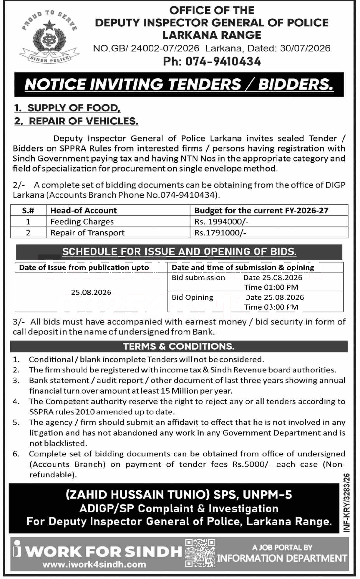 Tender Document