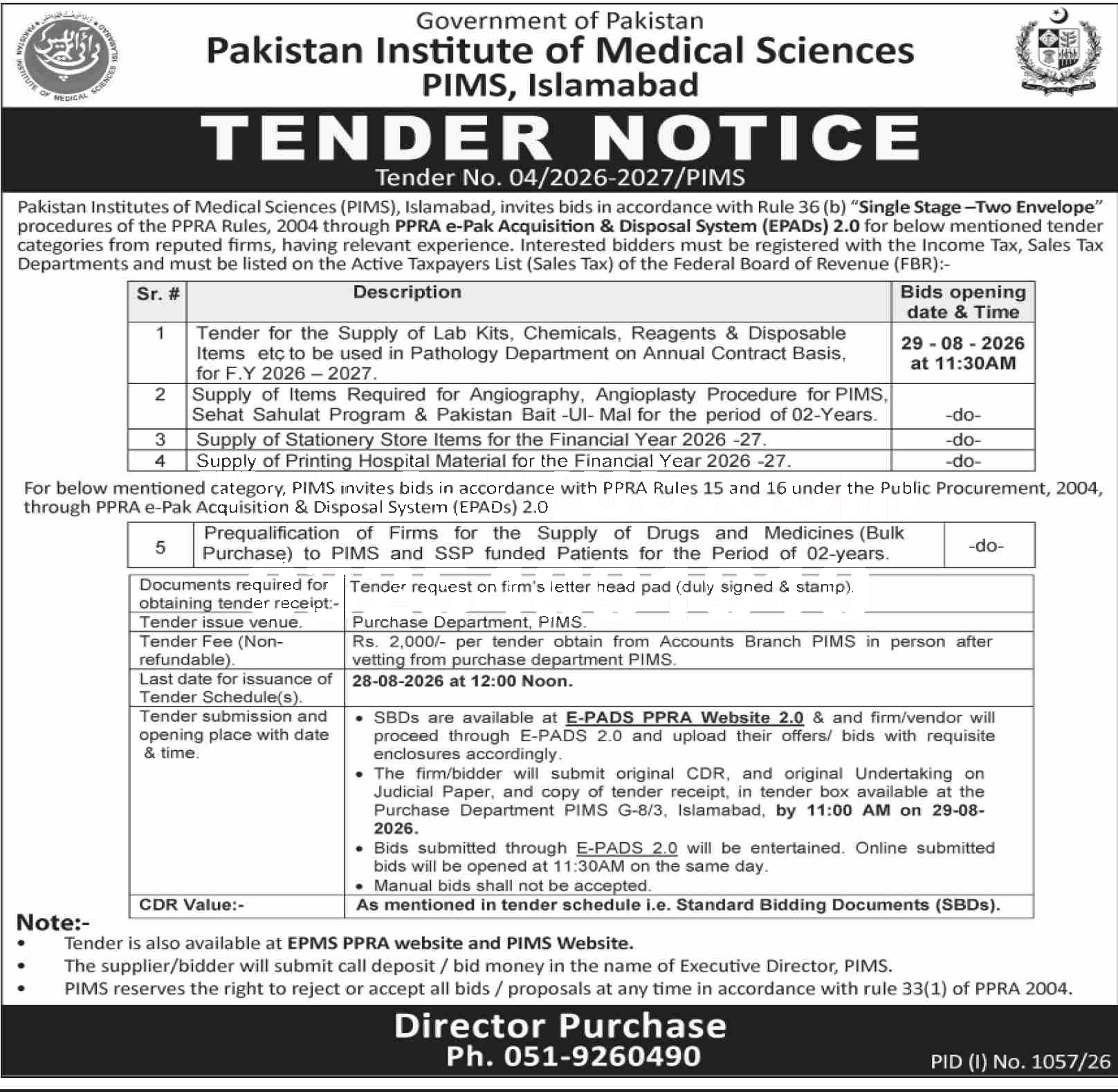 Tender Document