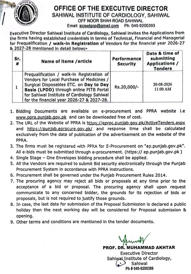 Tender Document