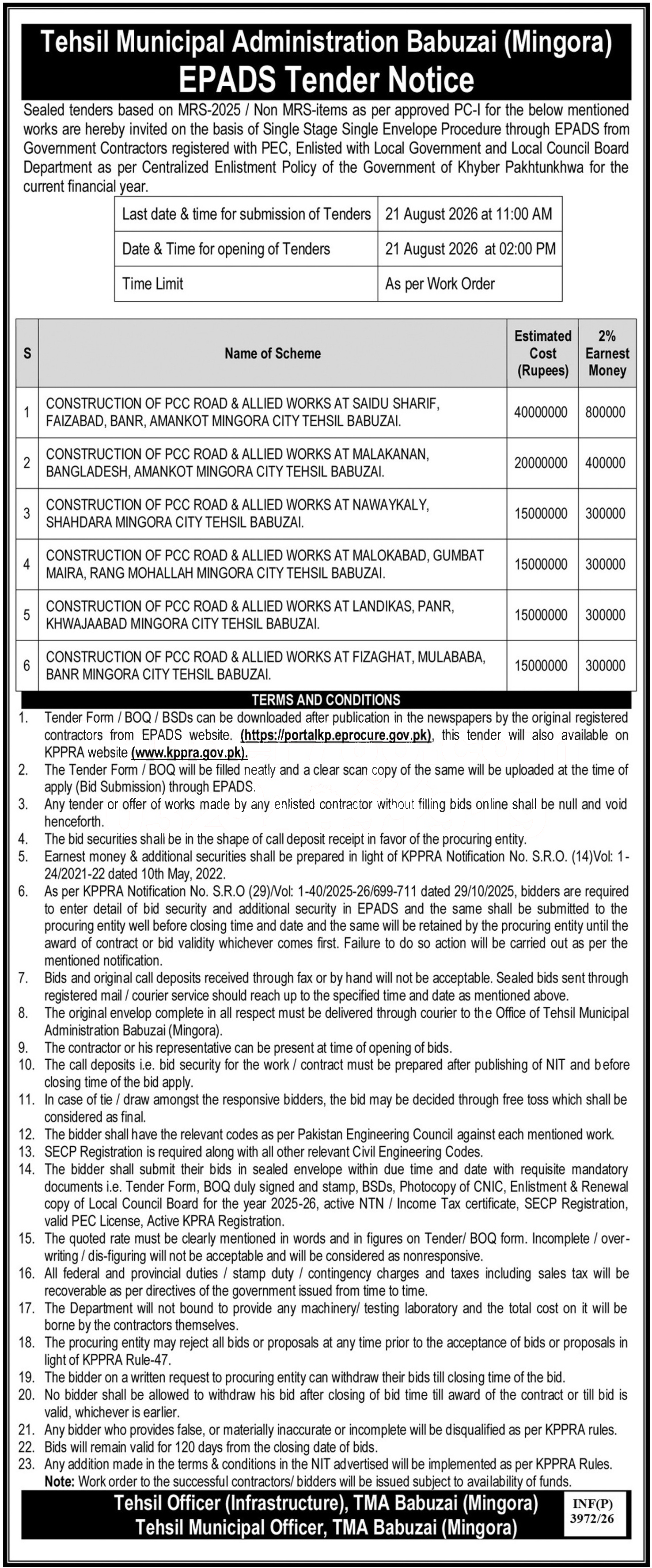 Tender Document