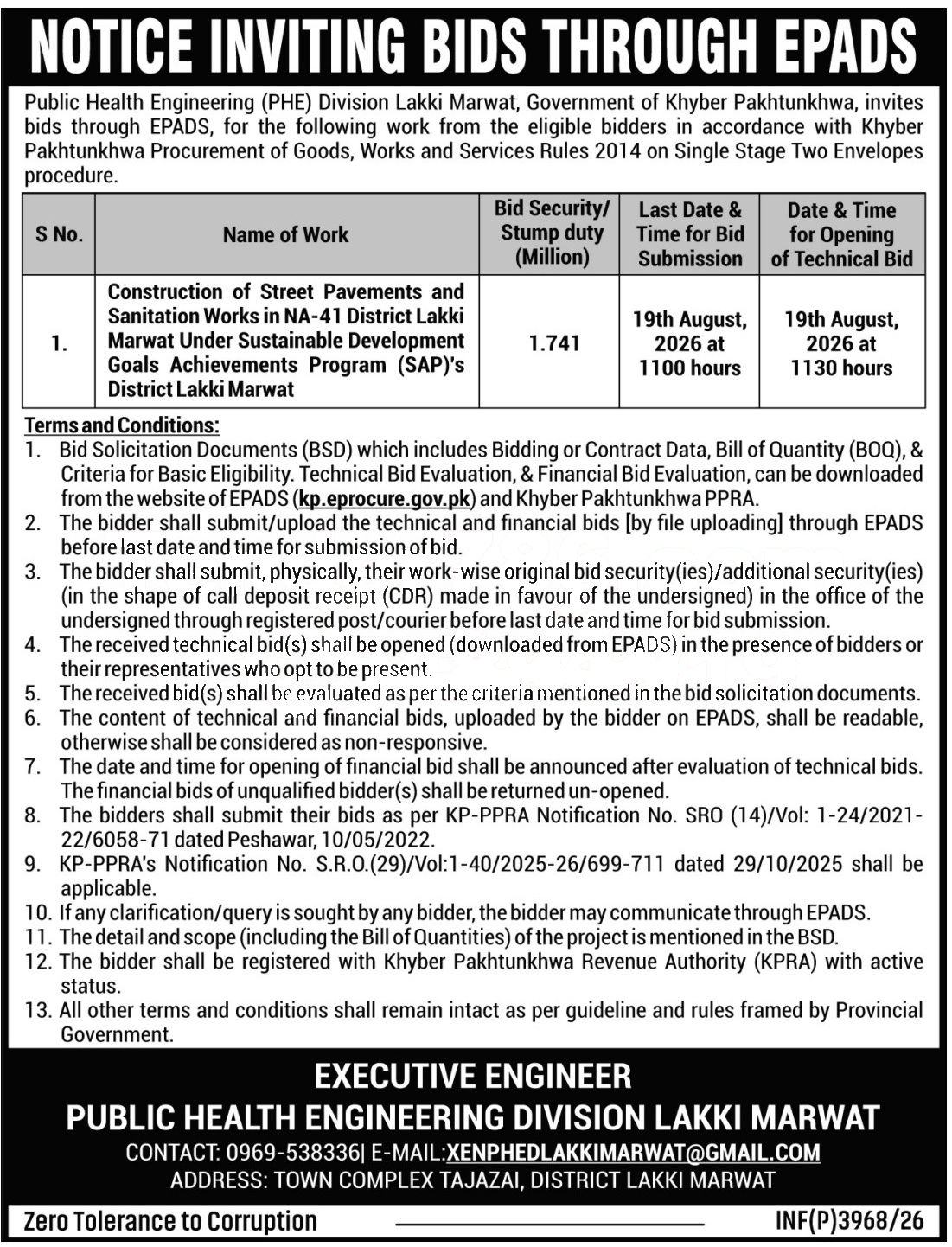 Tender Document