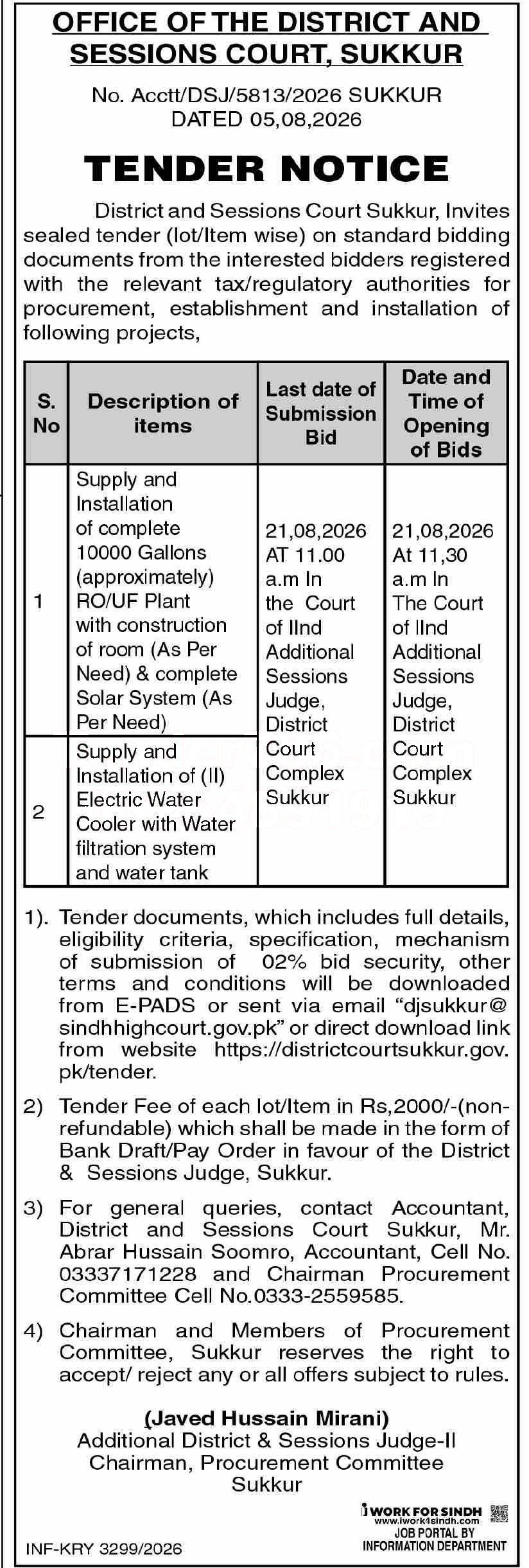 Tender Document