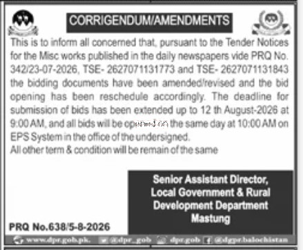 Tender Document