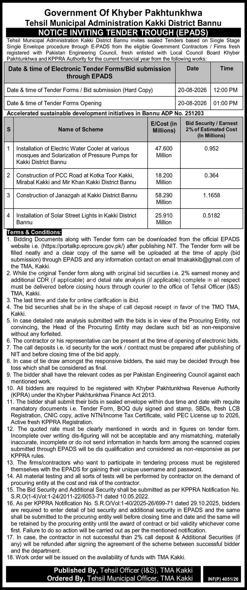 Tender Document