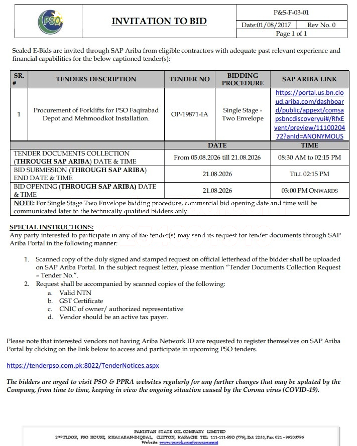 Tender Document