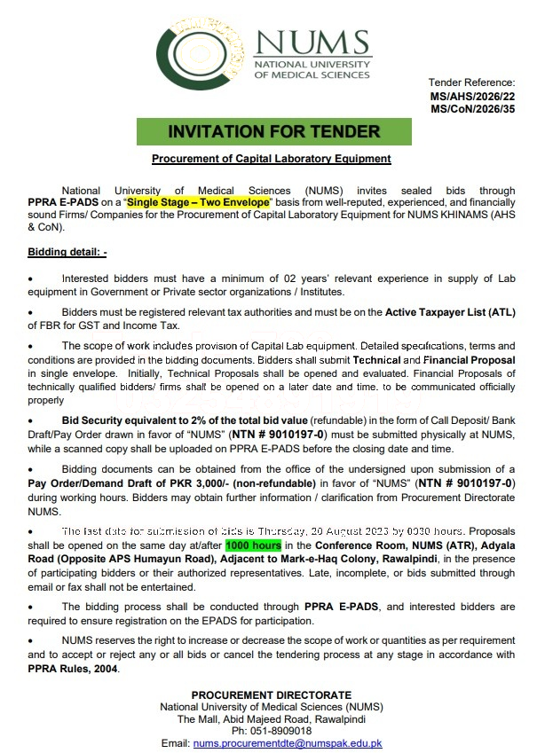 Tender Document