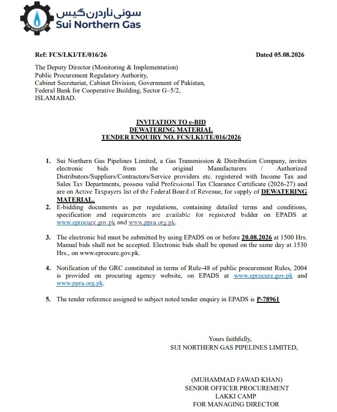 Tender Document