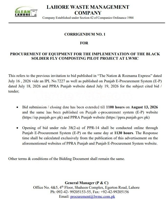 Tender Document
