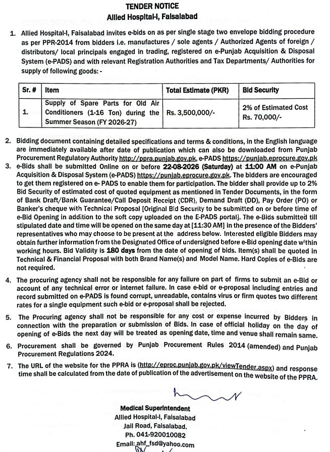 Tender Document