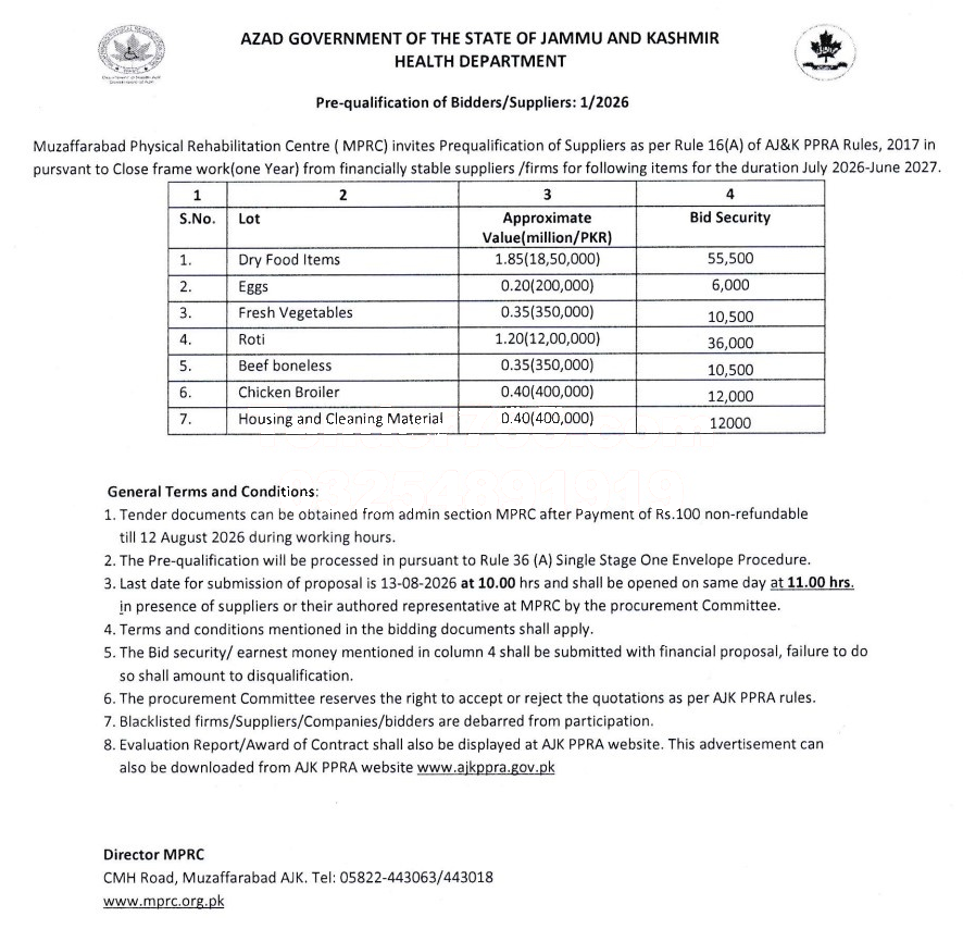 Tender Document