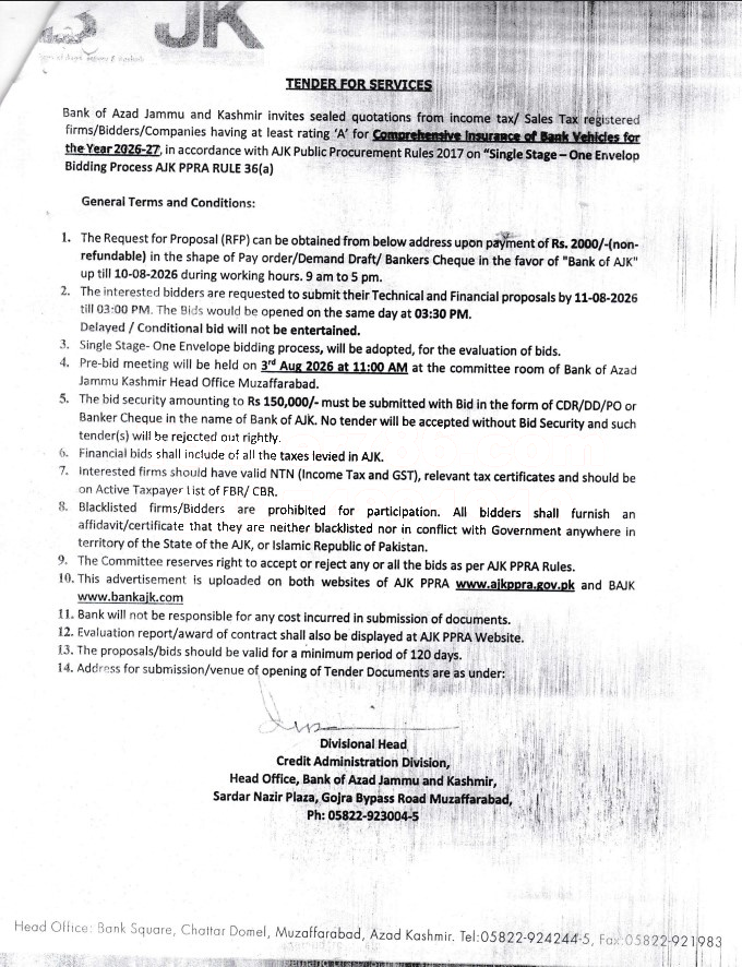 Tender Document