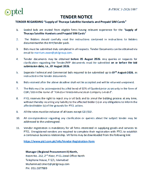 Tender Document