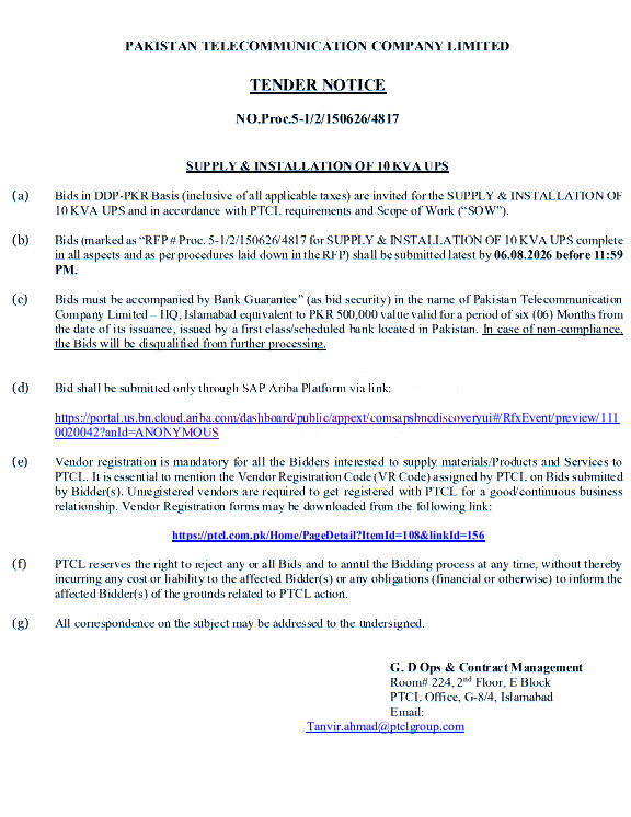 Tender Document