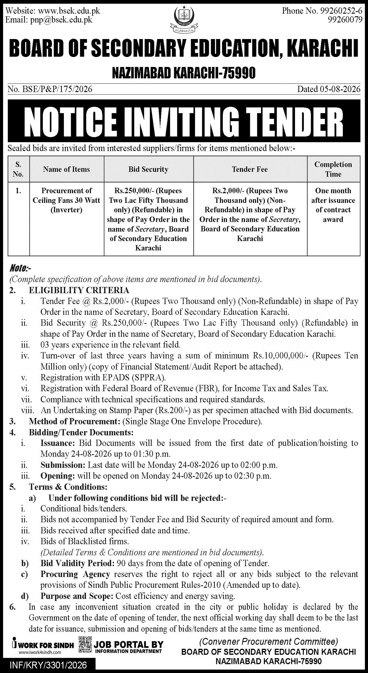 Tender Document