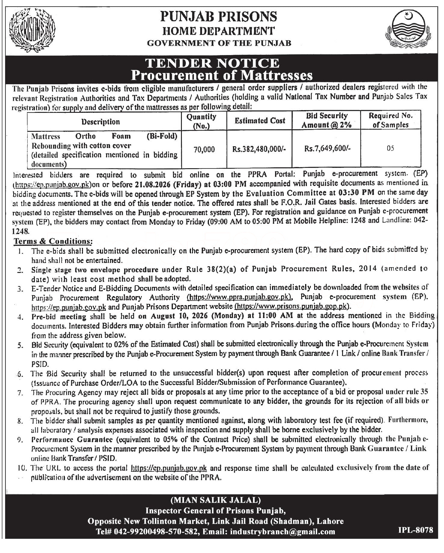 Tender Document