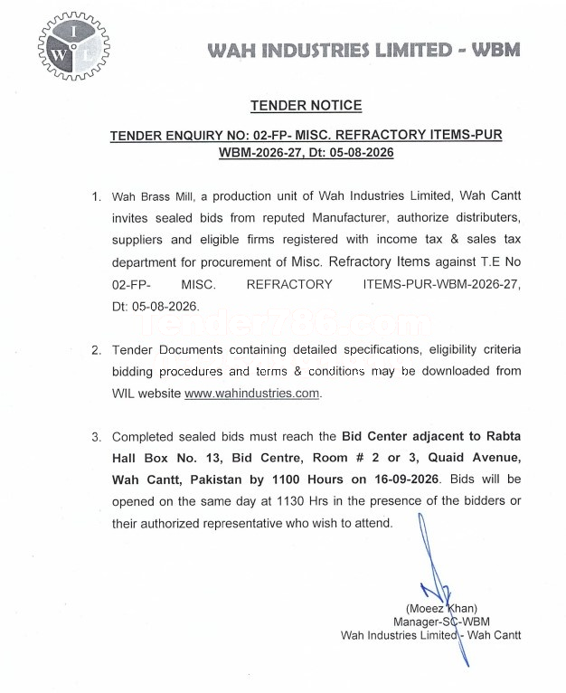 Tender Document