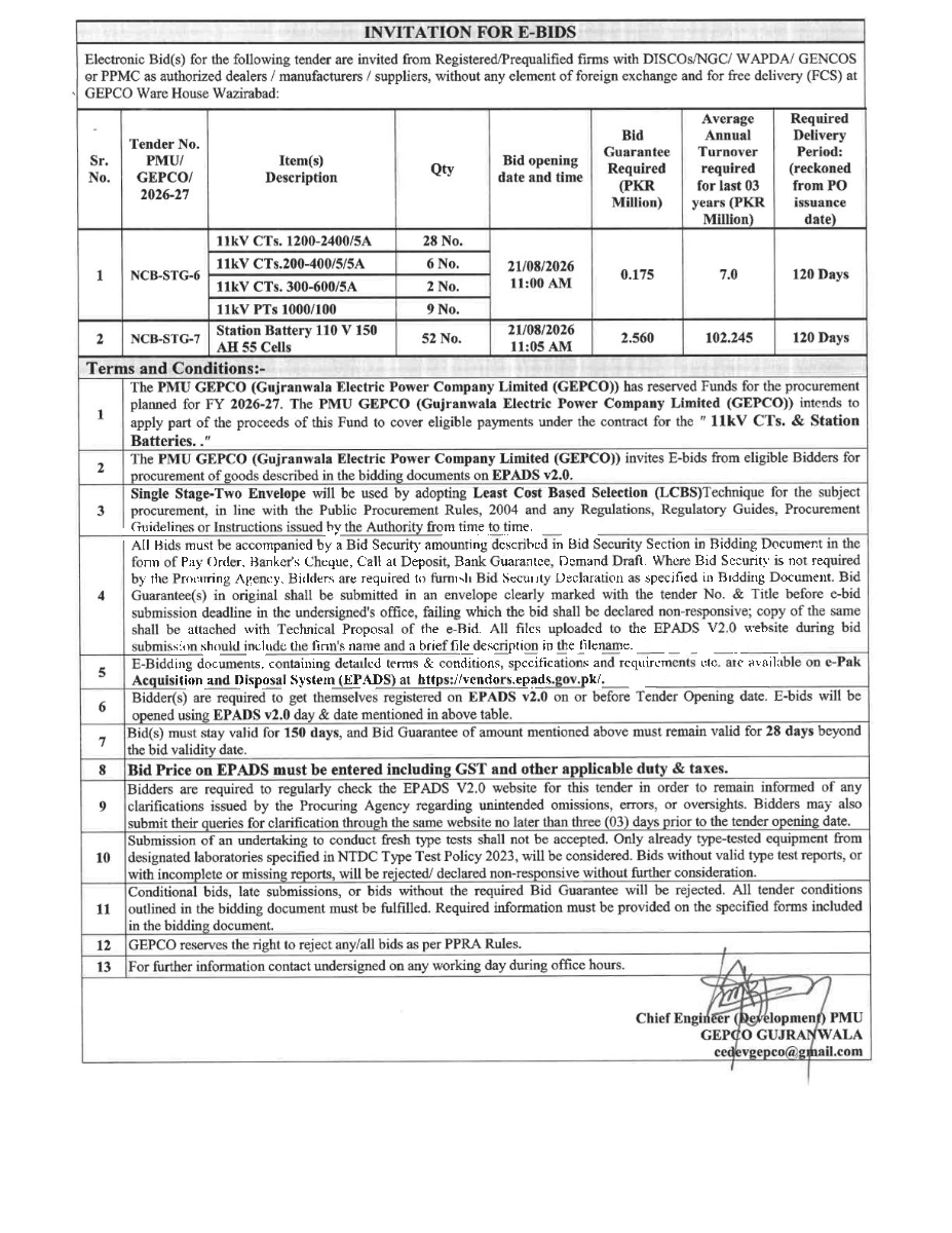 Tender Document