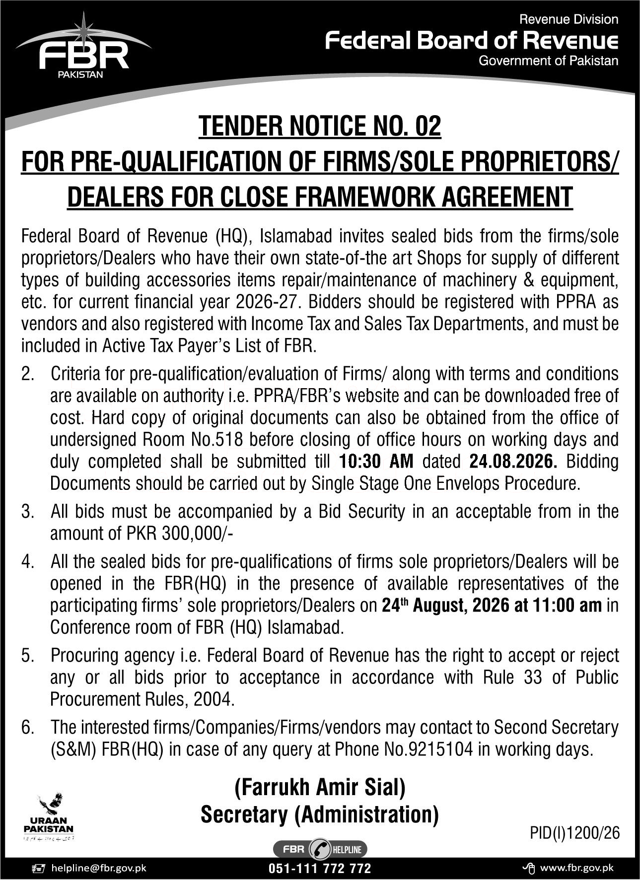 Tender Document